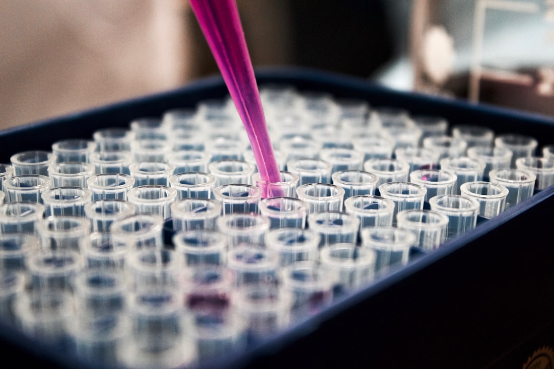 Paillasse de laboratoire de recherche scientifique
